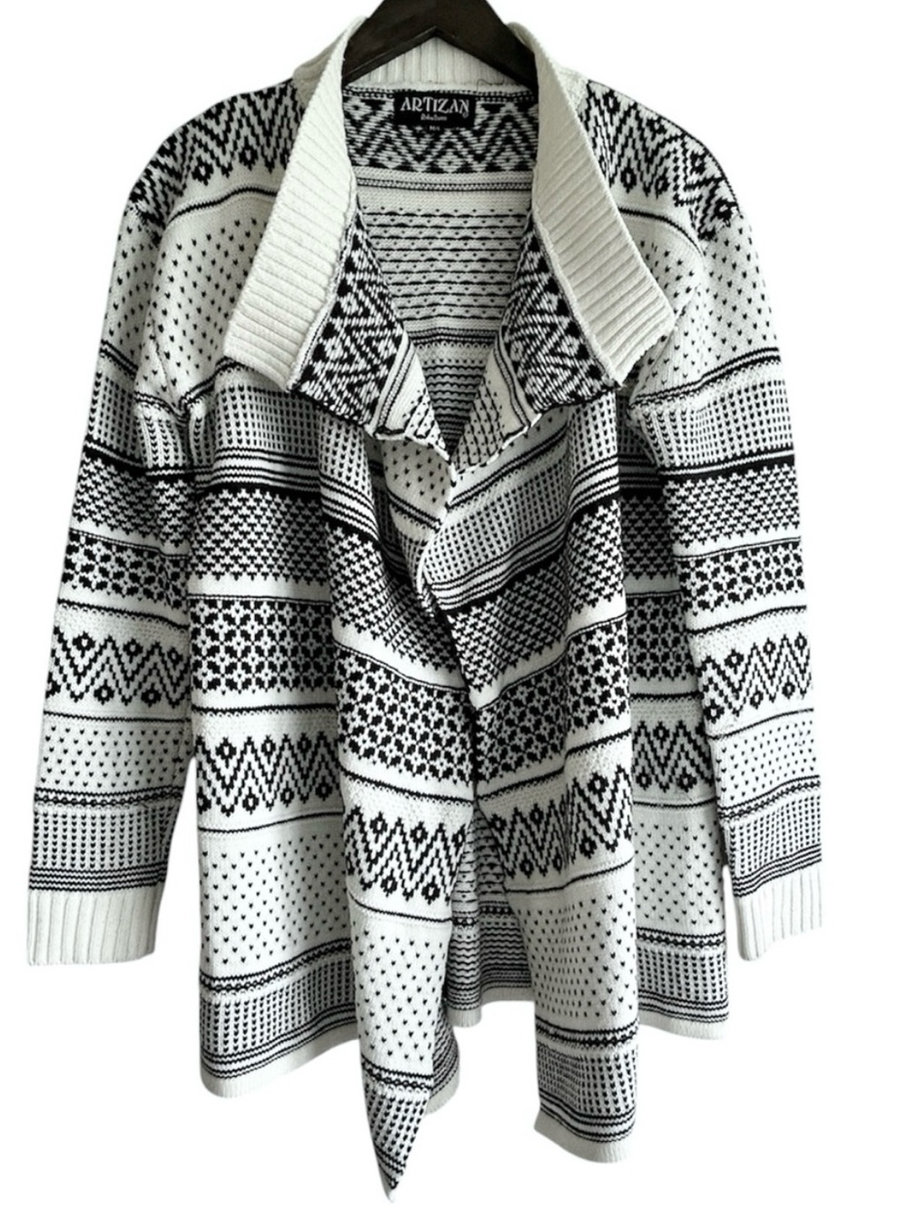 Artizan Robin Barre Fair Isle Open Front Cardigan